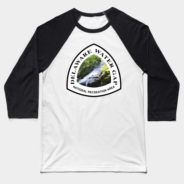 Delaware Water Gap National Recreation Area trail marker Baseball T-Shirt by nylebuss